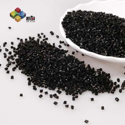 Food Grade black masterbatch PE PP Virgin granules  plastic raw materials with no additive